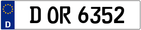 Truck License Plate
